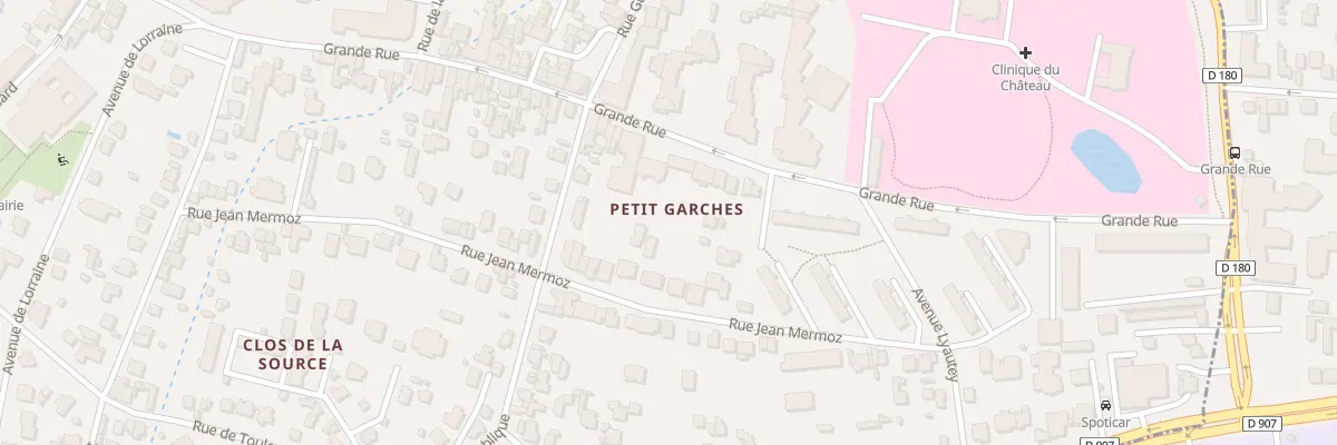 Plan du 24 Rue Jean Mermoz à Garches