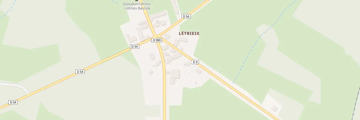 Plan du 14 Létrieix à Issoudun-Létrieix