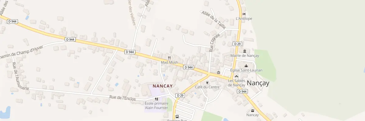 Plan du 28 Rue de Salbris à Nançay