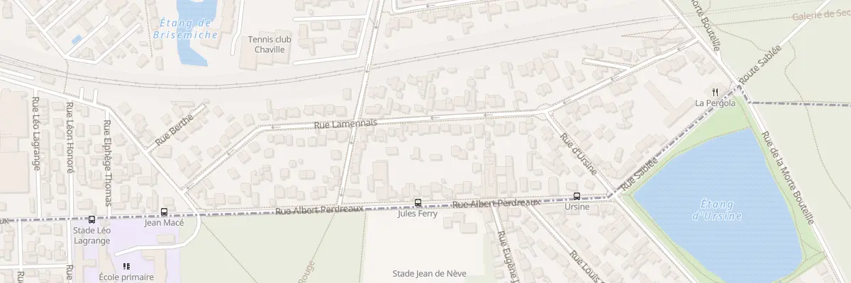 Plan du 42 Rue Lamennais à Chaville