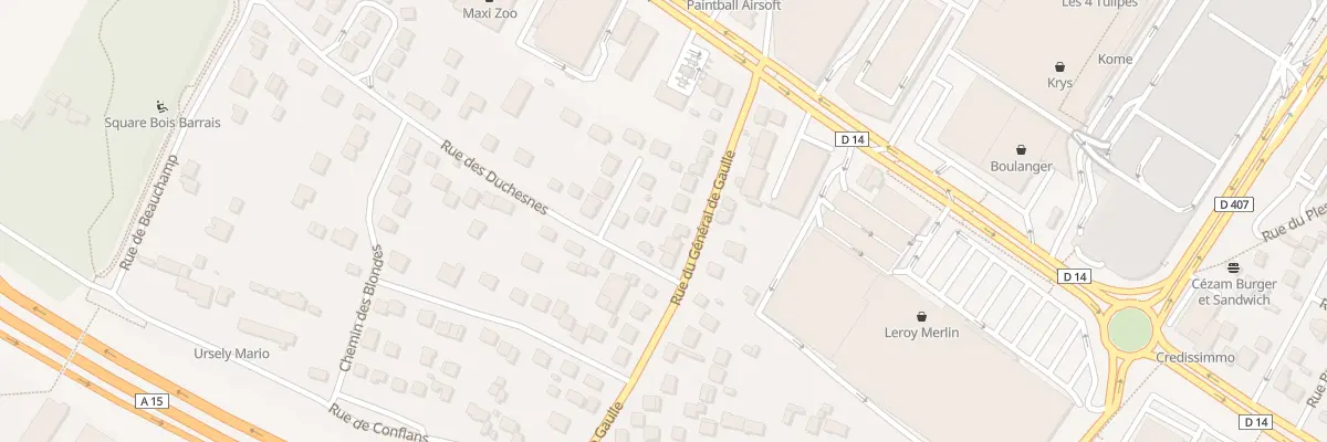 Plan du 69 Rue du General de Gaulle à Montigny-lès-Cormeilles