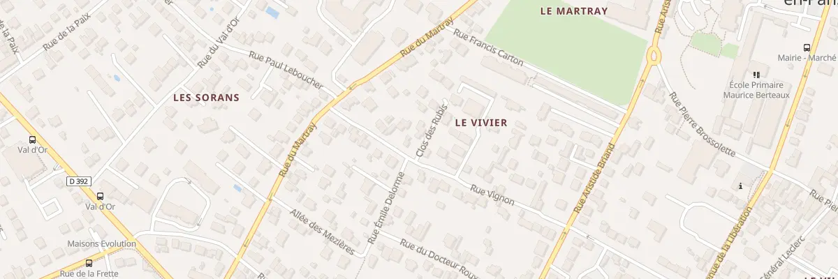 Plan du 48 Rue Vignon à Cormeilles-en-Parisis