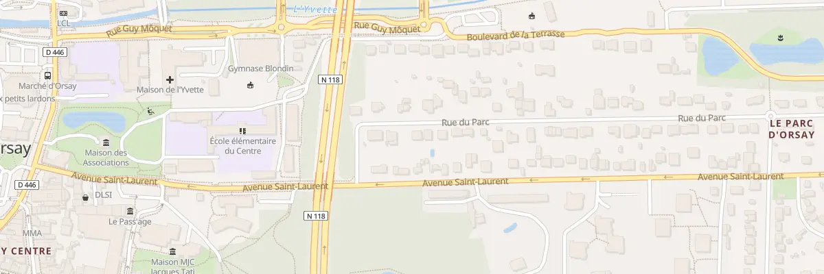 Plan du 10 Rue du Parc à Orsay