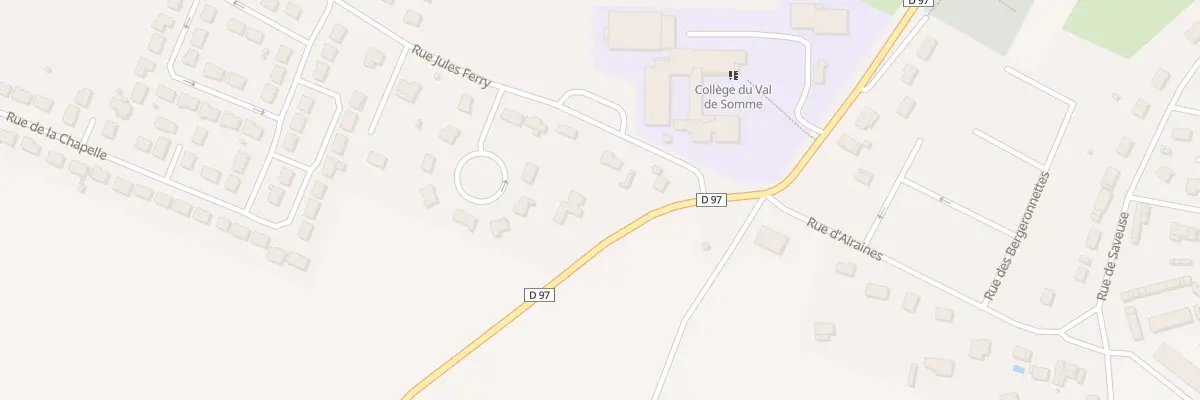 Plan du 6 Rue Jules Ferry à Ailly-sur-Somme