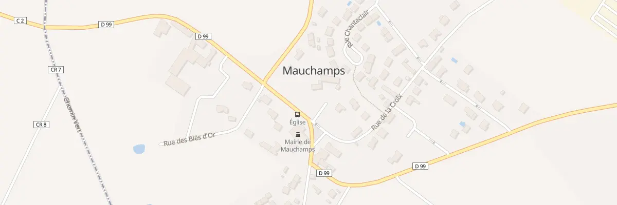 Plan du 1 Rue de la Guérinière à Mauchamps