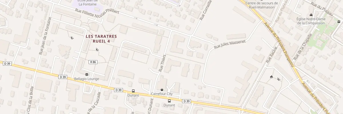 Plan du 33 Rue Jules Massenet à Rueil-Malmaison