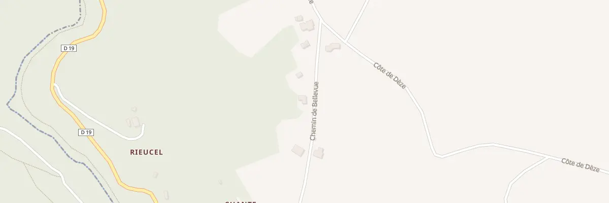 Plan du 25 Chem de Bellevue à Saint-Étienne-de-Maurs
