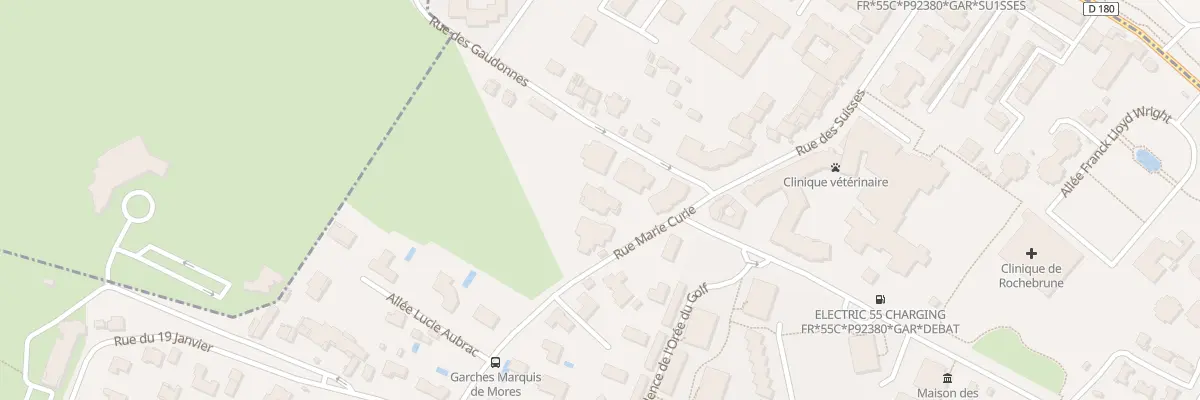 Plan du 4 Rue Marie Curie à Garches