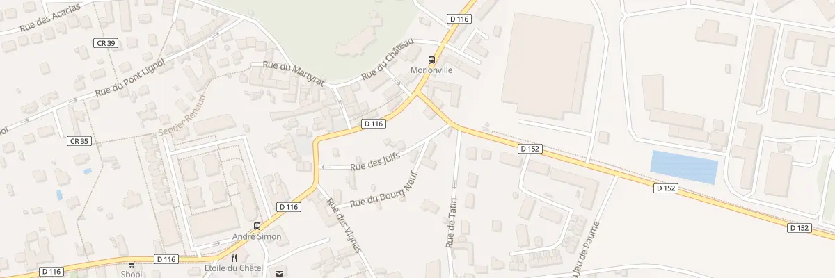 Plan du 8 Rue du Bourg Neuf à Bruyères-le-Châtel