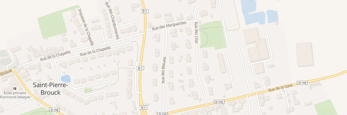 Plan du 16 Rue des Bleuets à Saint-Pierre-Brouck