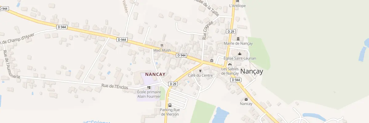 Plan du 3 Rue de Salbris à Nançay