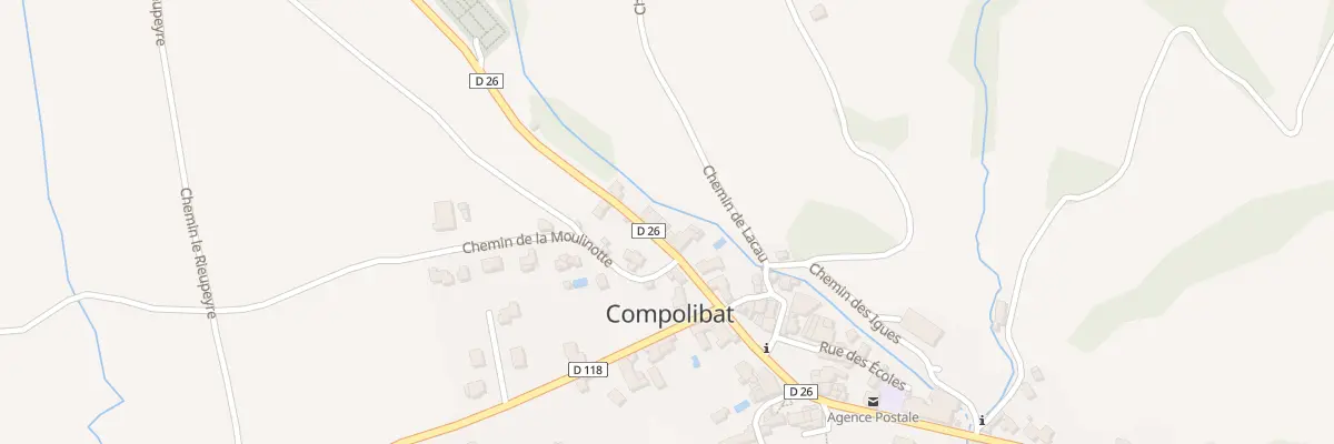 Plan du 5016 Compolibat à Compolibat