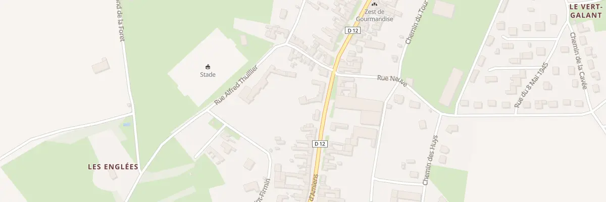 Plan du 310 Rue d’Amiens à Vignacourt
