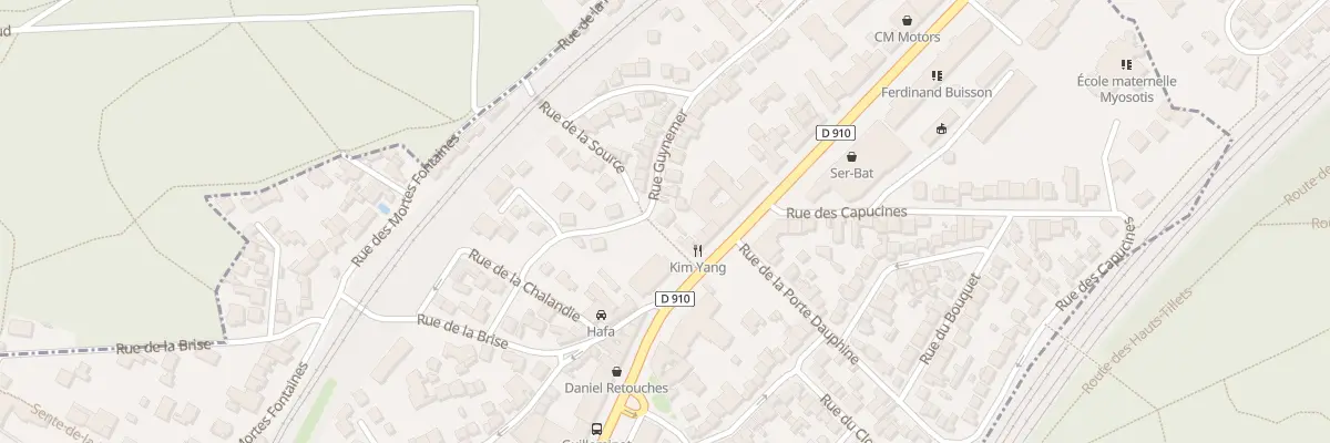 Plan du 25 Rue Guynemer à Chaville