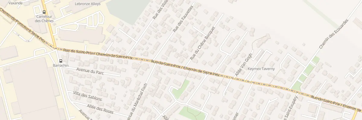 Plan du 1 Rue du Chêne Bocquet à Taverny