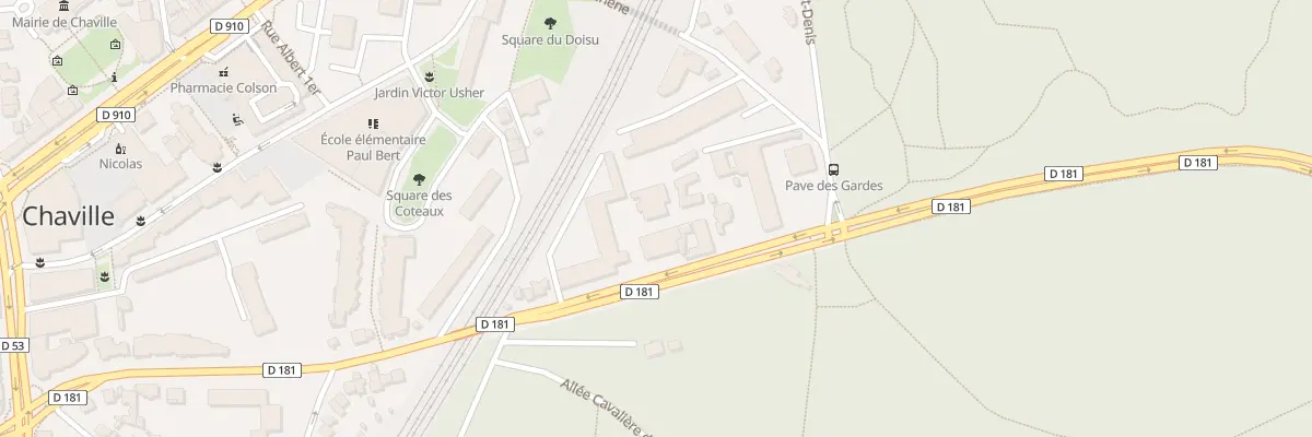 Plan du 4 Rue Pave des Gardes à Chaville
