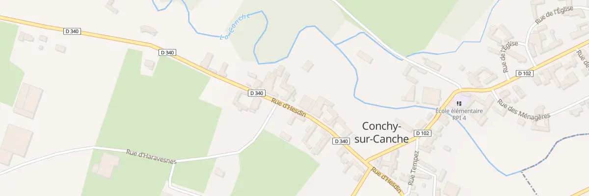 Plan du 26 Rue d’Hesdin à Conchy-sur-Canche