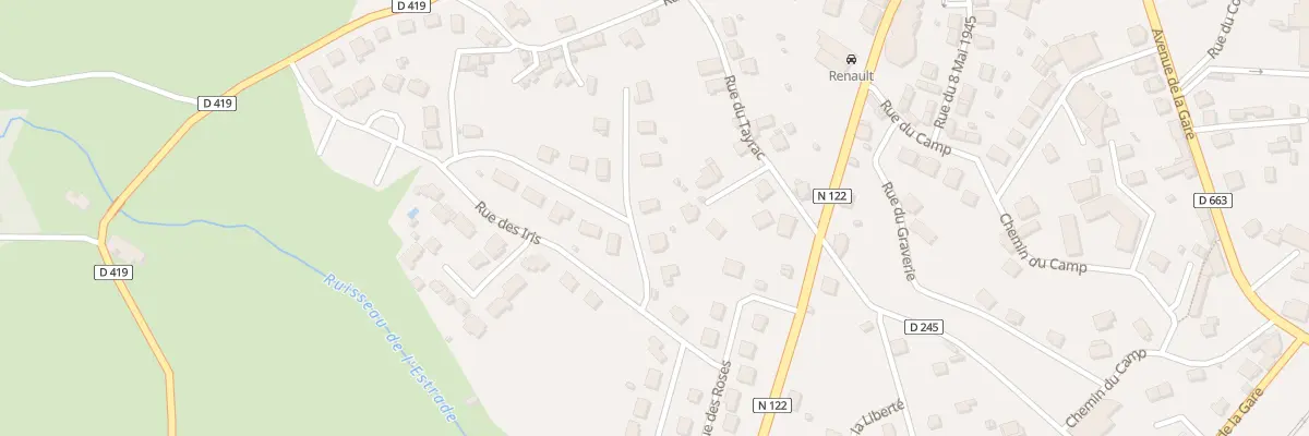 Plan du 6 Rue des Aubepines à Maurs
