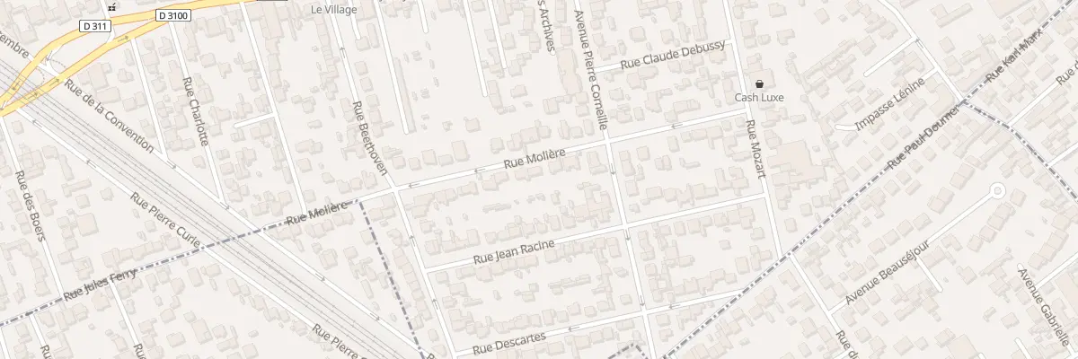Plan du 38 Rue Molière à Houilles