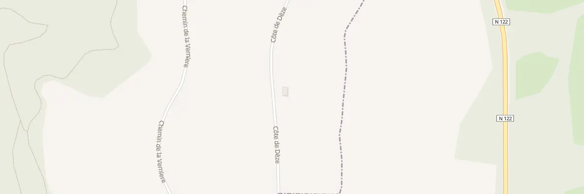 Plan du 5104A Lacan de Deze à Quézac