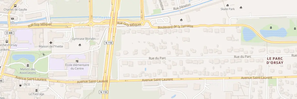 Plan du 13 Rue du Parc à Orsay