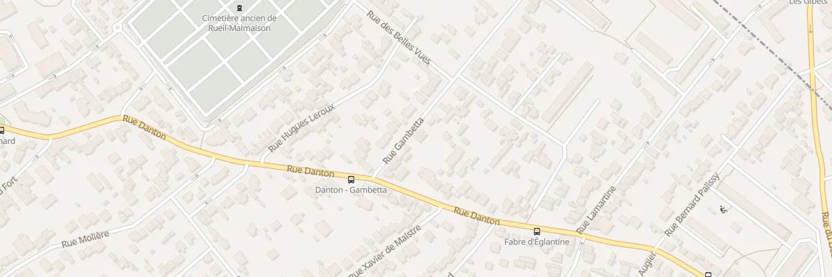 Plan du 8 Rue Gambetta à Rueil-Malmaison