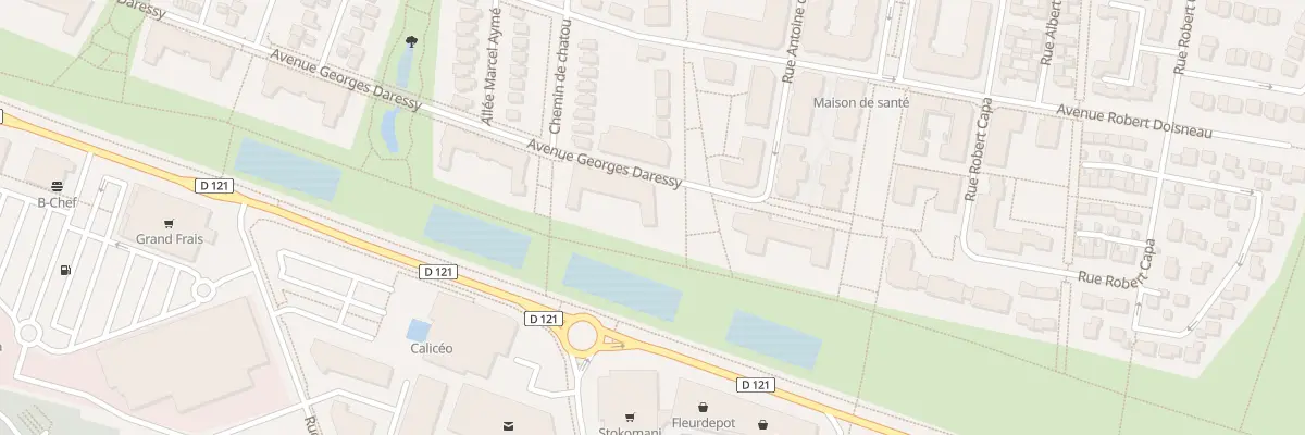 Plan du 14 Av Georges Daressy à Cormeilles-en-Parisis