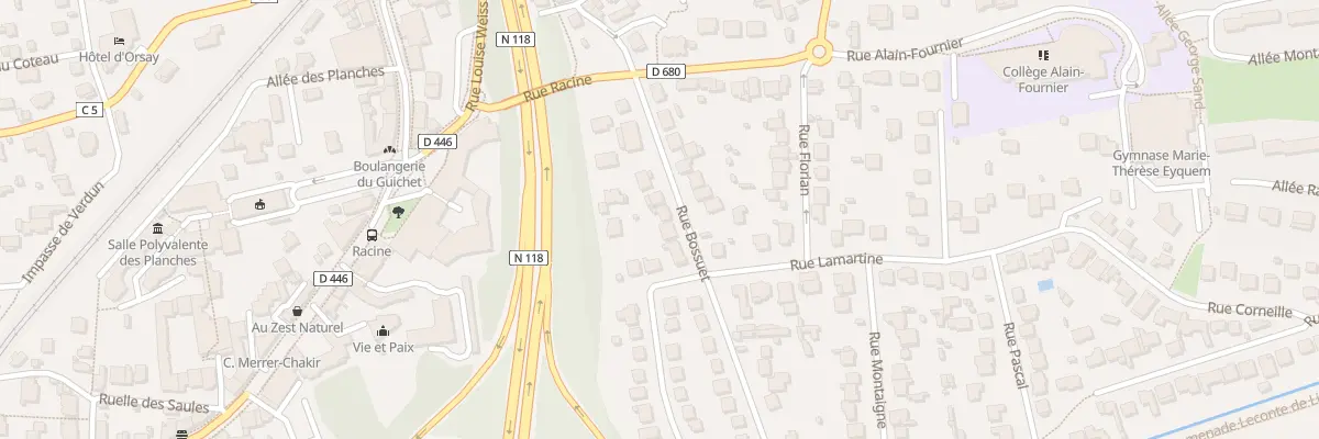 Plan du 29 Rue Bossuet à Orsay