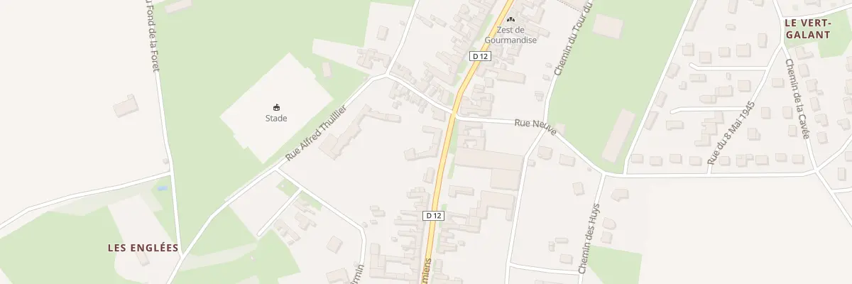 Plan du 288 Rue d’Amiens à Vignacourt