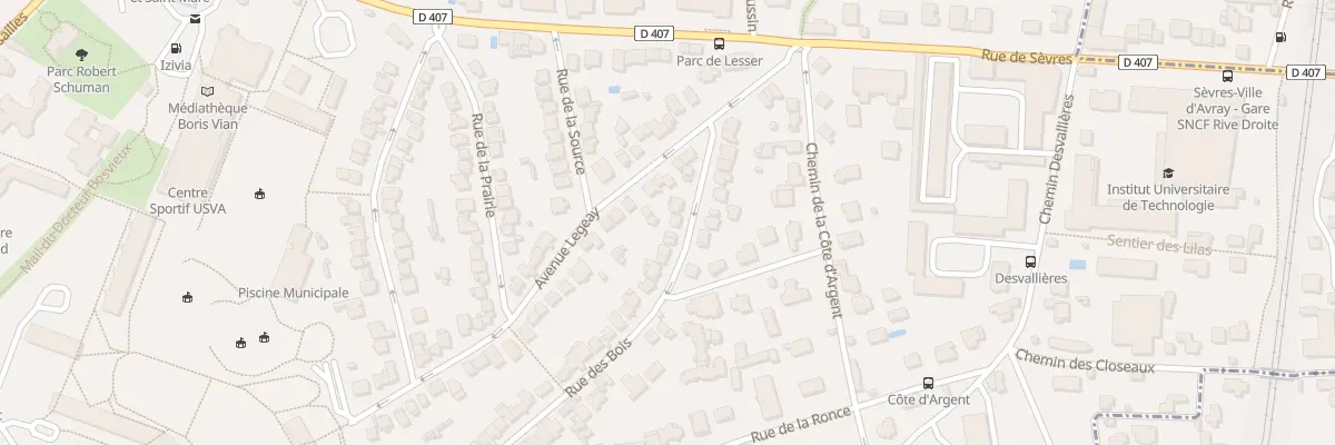 Plan du 10 Rue des Bois à Ville-d’Avray