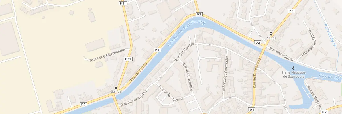 Plan du 54 Rue des Remparts à Bourbourg