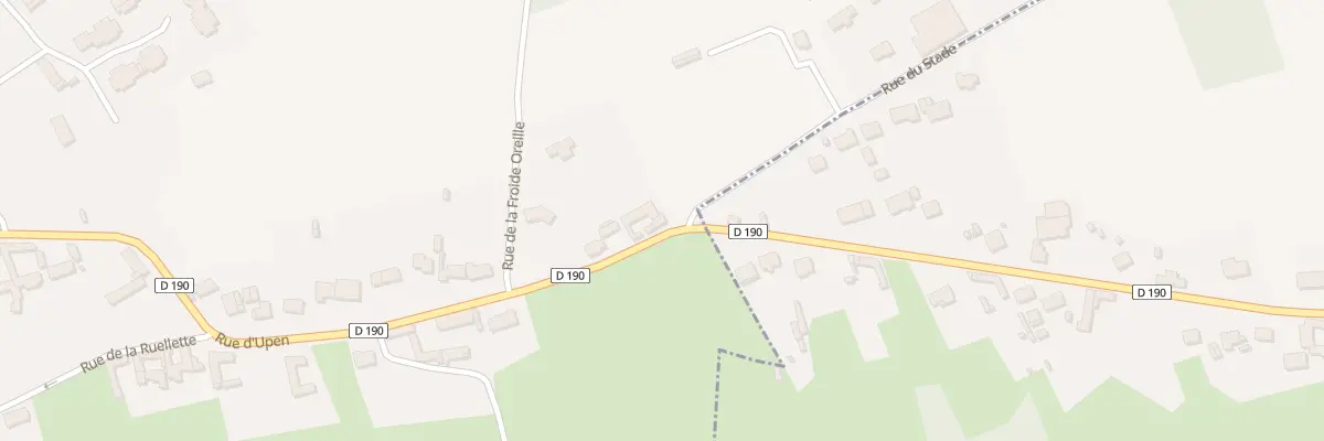 Plan du 2 Rue d’Upen à Dohem