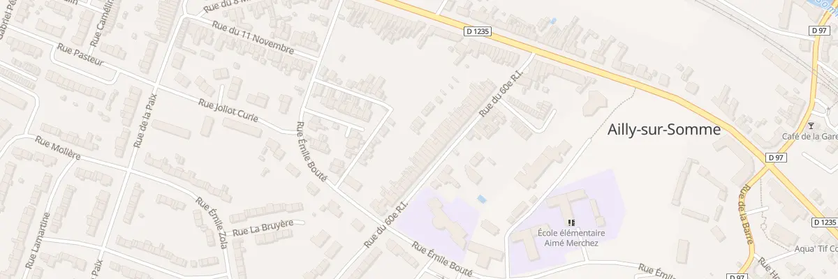 Plan du 37 Rue du 60 Eme R.I. à Ailly-sur-Somme