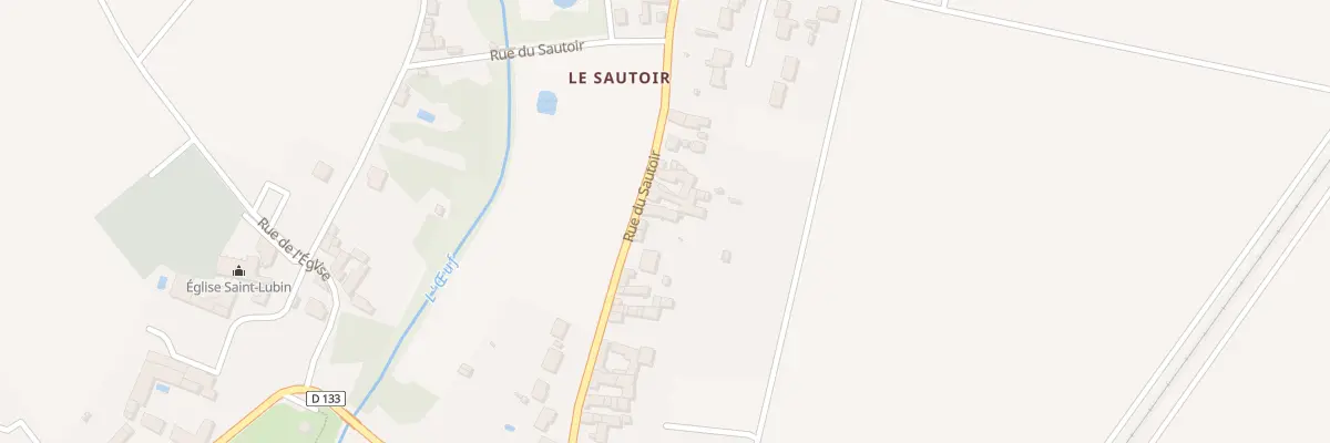 Plan de la Rue du Sautoir à Escrennes