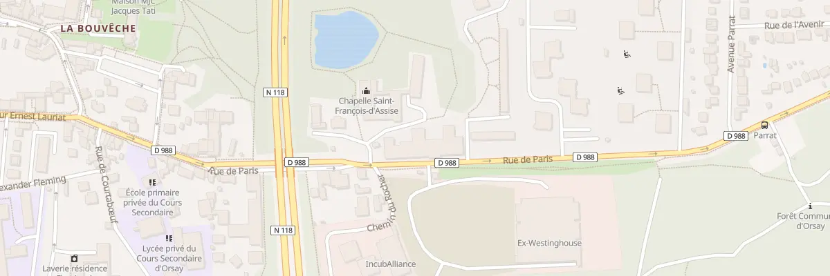 Plan du 95T Rue de Paris à Orsay