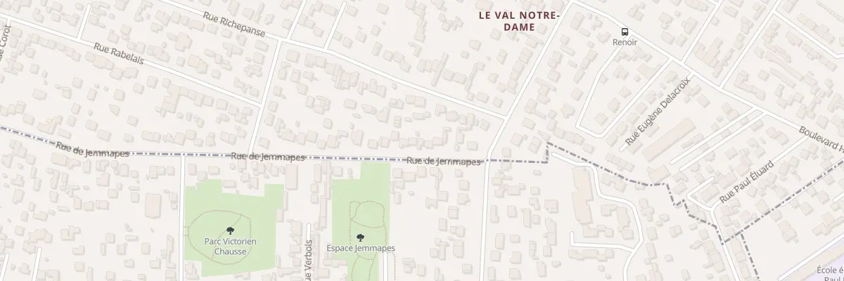 Plan du 83 Rue de Jemmapes à Sartrouville
