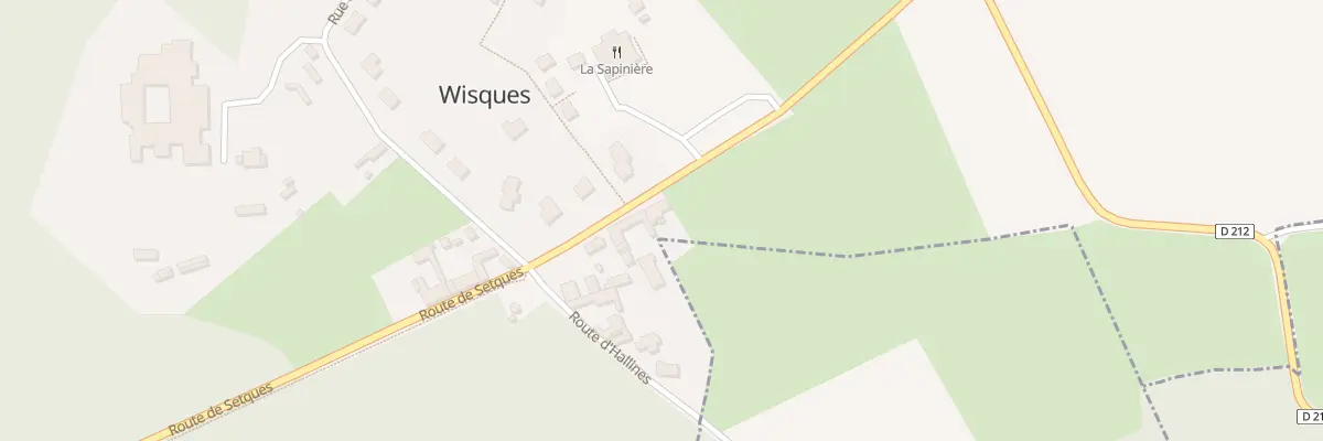 Plan du 17 Rte de Setques ( Cd 208 E ) à Wisques