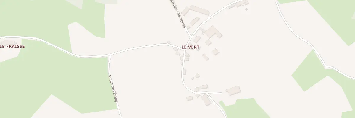 Plan du 5077 Le Vert à Quézac