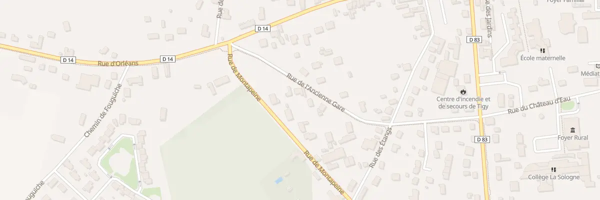 Plan du 31 Rue de l’Ancienne Gare à Tigy