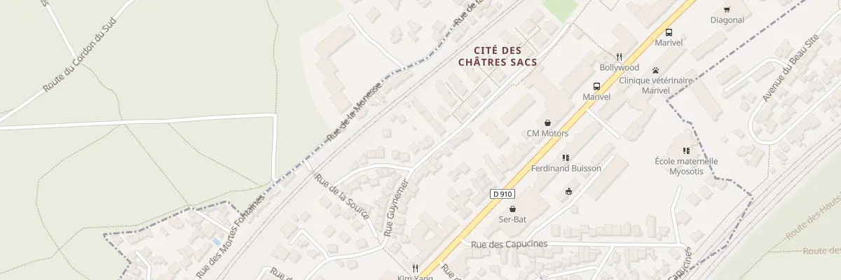 Plan du 4 Rue du Prof Roux à Chaville