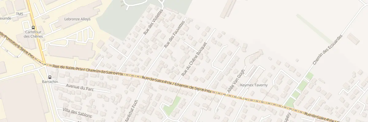 Plan du 9 Rue du Chêne Bocquet à Taverny