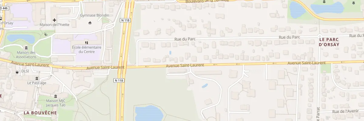 Plan du 25B Av Saint-laurent à Orsay