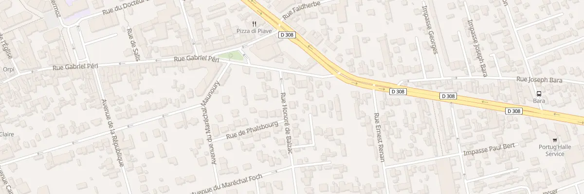 Plan du 1T Rue Honoré de Balzac à Houilles