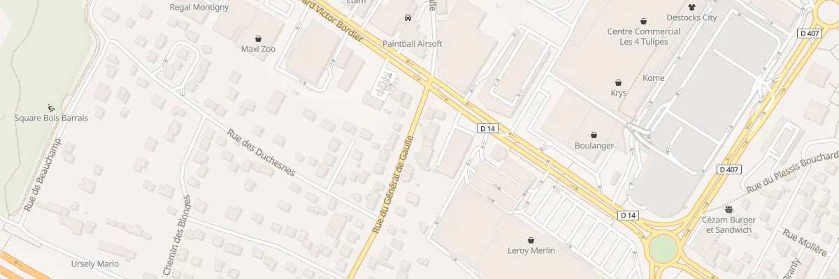 Plan du 84 Rue du General de Gaulle à Montigny-lès-Cormeilles
