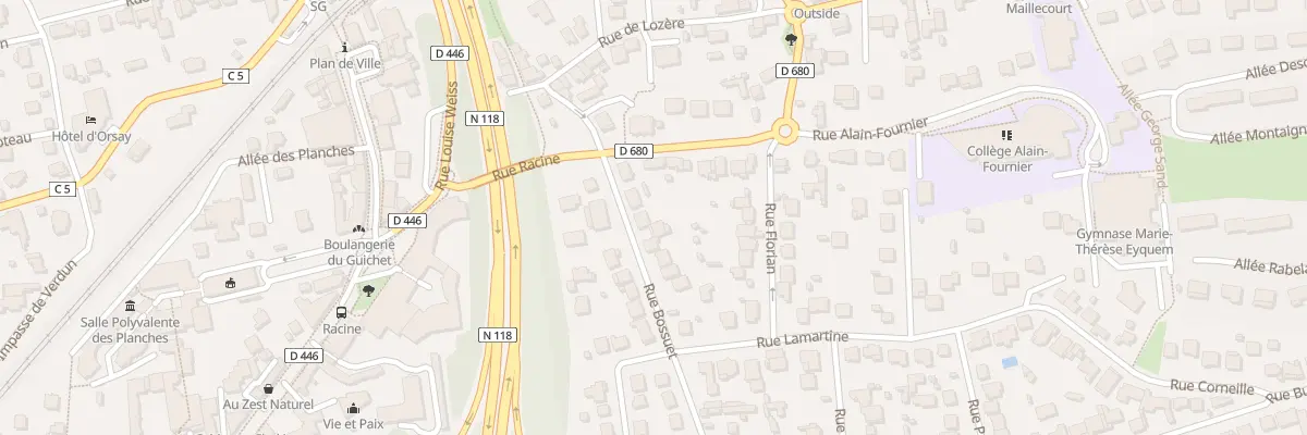 Plan du 36 Rue Bossuet à Orsay