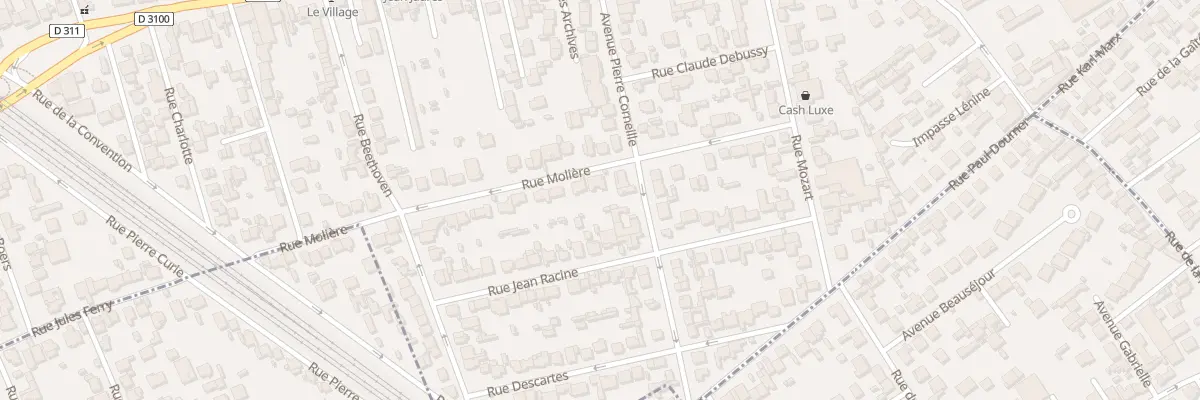 Plan du 42 Rue Molière à Houilles