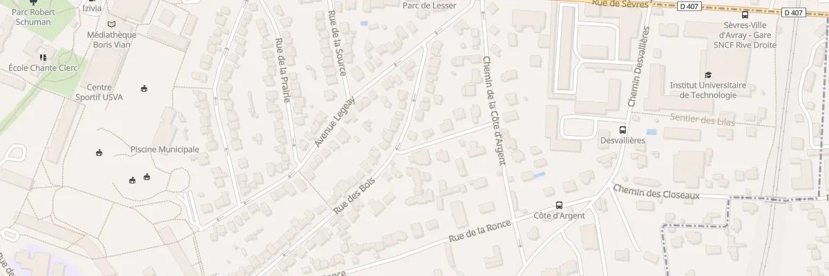 Plan du 17 Rue des Bois à Ville-d’Avray