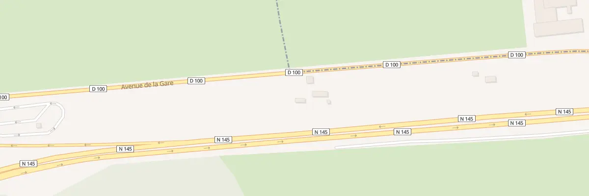 Plan du 29 Av de la Gare à Parsac