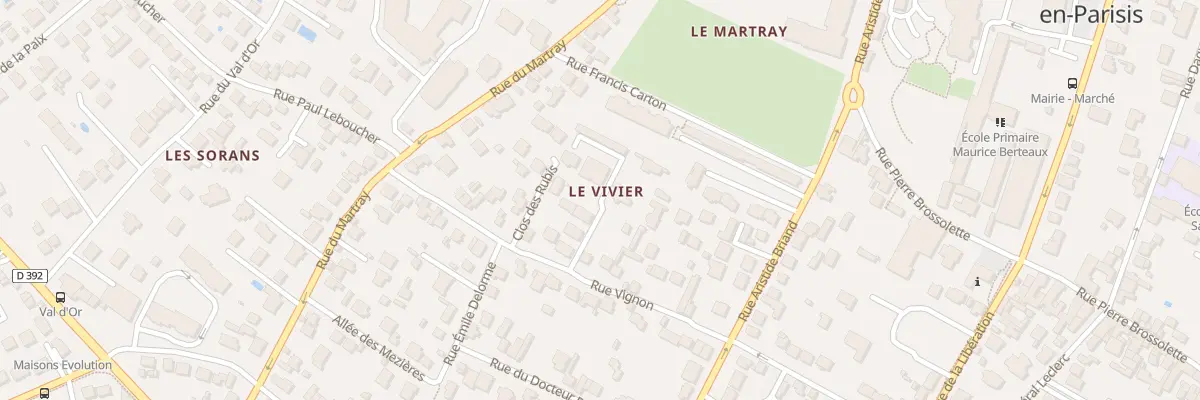 Plan du 42 Rue Vignon à Cormeilles-en-Parisis