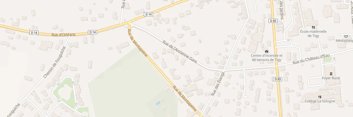 Plan du 29 Rue de l’Ancienne Gare à Tigy